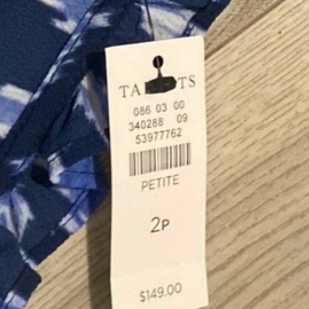 Talbots Pattern Dress Size 2P NWT - Picture 7 of 7